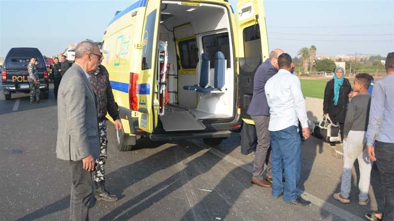 حادث تصادم بالقليوبية،