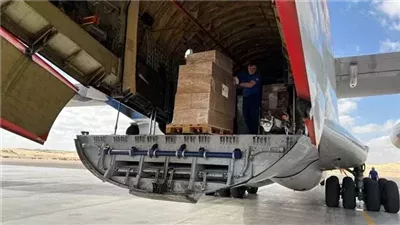 روسيا ترسل 245 طنا من المساعدات الإنسانية إلى قطاع غزة 