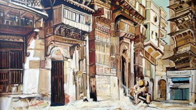 حكايتى مع الزمان، معرض فن تشكيلى لفاروق مصطفى بالأوبرا