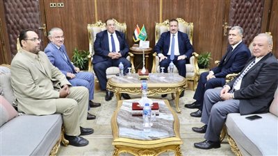 محافظ المنوفية يلتقي رئيس الاتحاد العام للجمعيات والمنسق العام للتحالف الوطني الأهلي
