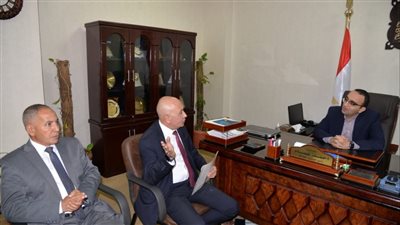 نائب محافظ الإسماعيلية يستقبل وفد البنك الزراعي المصري