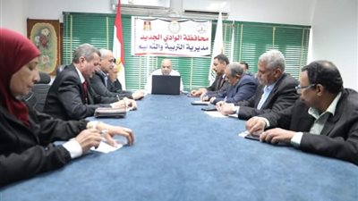 استعدادات مبكرة لامتحانات الشهادة الإعدادية بتعليم الوادي الجديد 