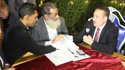 محافظ المنوفية وكيلا لعروس يتيمة من فتيات مؤسسة البنات بشبين الكوم