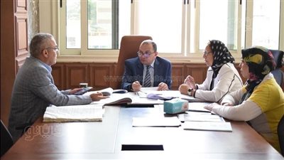 رئيس جامعة بنى سويف الأهلية يتفقد مقر الجامعة لمتابعة سير العمل