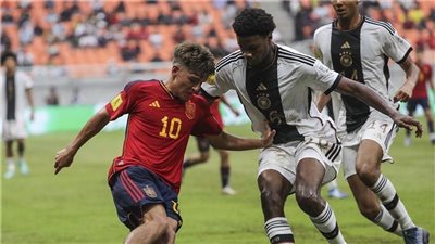ألمانيا تتأهل لنصف نهائي كأس العالم للناشئين على حساب إسبانيا 