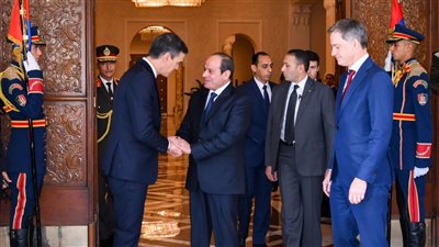 7 صور ترصد زيارة رئيسي وزراء أسبانيا وبلجيكا لقصر الاتحادية