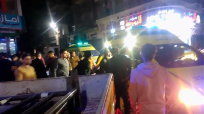 إصابة 12 شخصا في تصادم 4 سيارات بطنطا