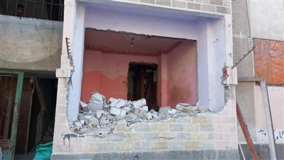 إزالة محل تجاري مخالف داخل شقة سكنية في امبابة