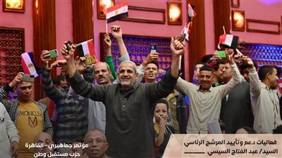 تواصل اللقاءات والمؤتمرات لدعم المرشح الرئاسي السيسي