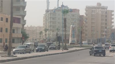 عاصفة ترابية تضرب مرسى مطروح (صور) 