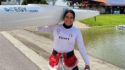 سما فاروق لاعبة الكانوي والكاياك تتأهل لأولمبياد باريس 2024