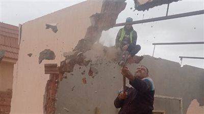 جهاز مدينة 6 أكتوبر يواصل حملات إزالة مخالفات البناء