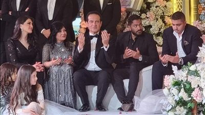 مشاهد من حفل زفاف أحمد محمد ثروت ولمى الشواربي