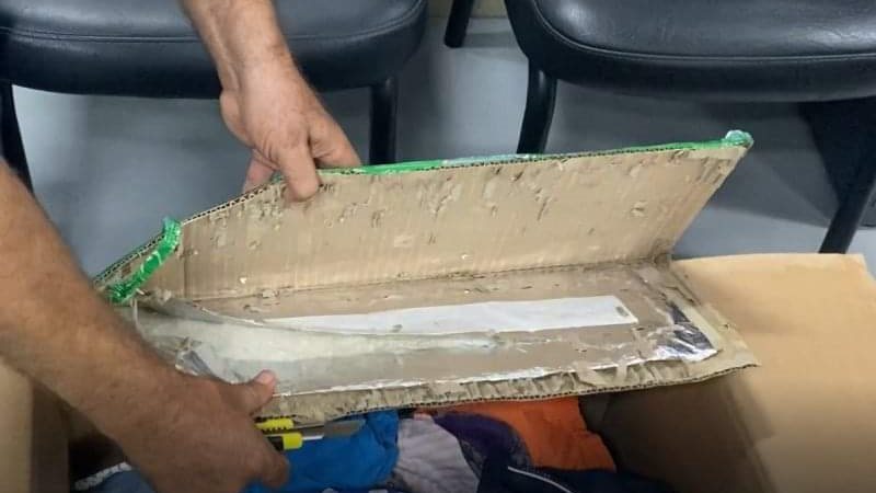 المضبوطات بحوزة رجال