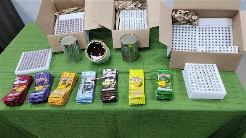 المضبوطات بحوزة جمارك