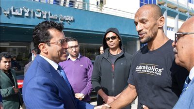 وزير الشباب والرياضة يدعم كرم جابر قبل خوض تصفيات أولمبياد باريس