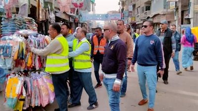 رفع 777 حالة إشغال طريق مخالفة بالبحيرة