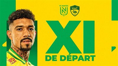 مصطفى محمد يقود هجوم نانت أمام لوهافر بالدوري الفرنسي 