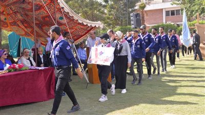 بمشاركة 300 جوال من 10 كليات، جامعة أسيوط تفتتح الدورة الكشفية 42