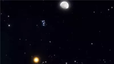 اليوم، اقتران القمر مع الثريا 