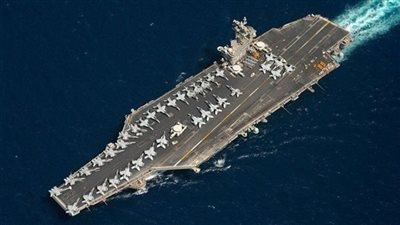 إيران ترصد الأسطول البحري الأمريكي بالطائرات المسيرة قبل دخوله مياه الخليج (فيديو)