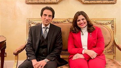 وزيرة الهجرة تصل إلى إيطاليا لحث المصريين بالخارج على المشاركة في الانتخابات الرئاسية