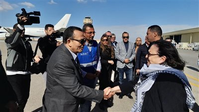 نائب محافظ شمال سيناء يستقبل وزير الصحة ونظيرته الفلسطينية بالعريش (صور)