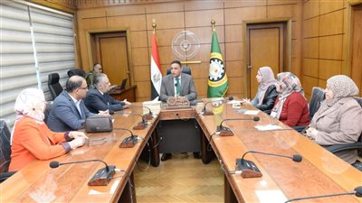 تفاصيل اجتماع محافظ الدقهلية مع وكيل وزارة الصحة وقيادتها