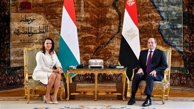 مباحثات مصرية مجرية بالاتحادية.. السيسي يشدد على أهمية التوصل إلى وقف دائم لإطلاق النار وإدخال المساعدات إلى غزة.. ويؤكد: استقرار وأمن المنطقة يرتبط بالاعتراف بالدولة الفلسطينية