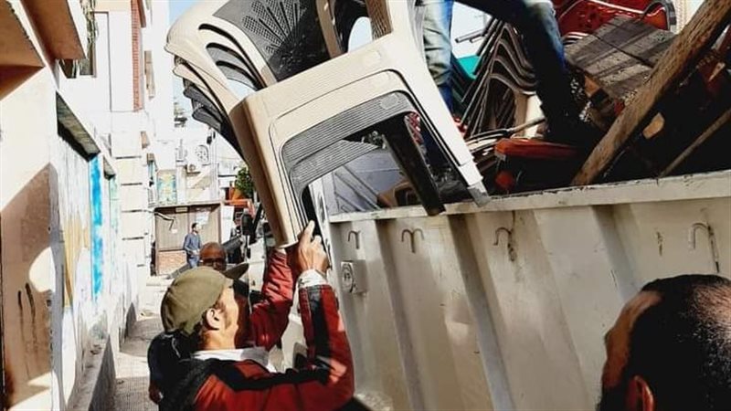 حملة اشغالات بالبحيرة،فيتو