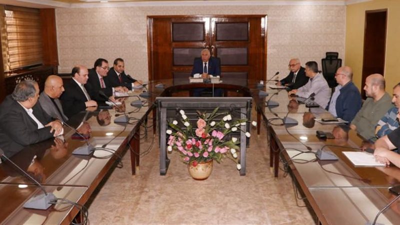 اجتماع وزير الزراعة