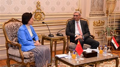 وكيل أول مجلس النواب يلتقي نائبة رئيس مقاطعة جيانجسو الصينية