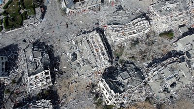 كيف جعل القصف الإسرائيلي غزة مثل سطح القمر، صور جوية لرويترز تكشف ما حدث