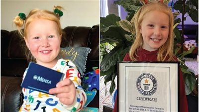 تعلمت الأبجدية وعمرها 18 شهرًا، أمريكية أذكى طفلة في العالم