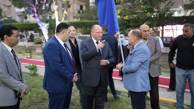 محافظ القاهرة يفتتح حديقة ابن سندر في حي الزيتون