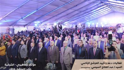 استمرار حملات دعم المرشح الرئاسي السيسي في المحافظات (صور)