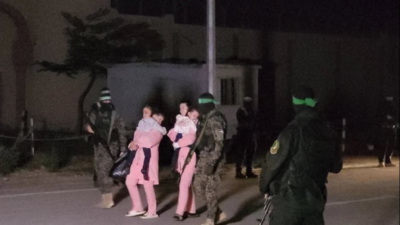 الرهائن المحتجزون
