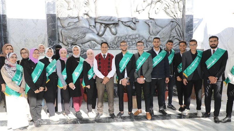 طلاب جامعة المنوفية،