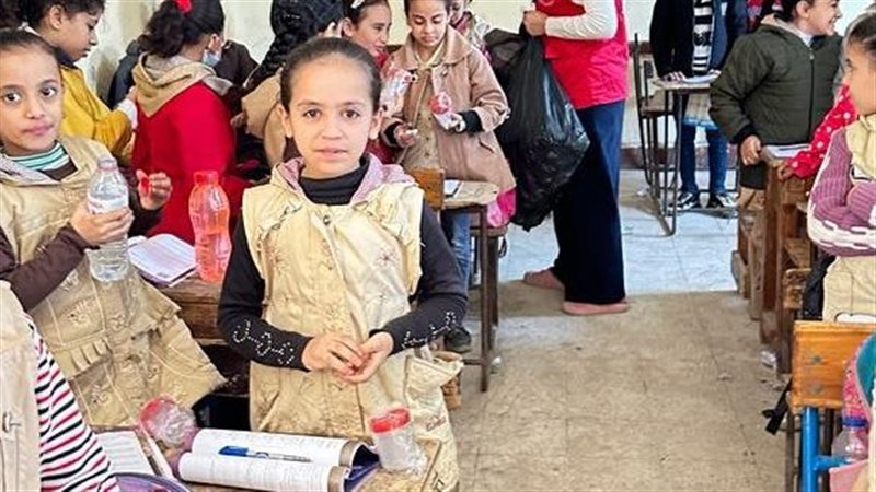 فحص طلاب المدارس