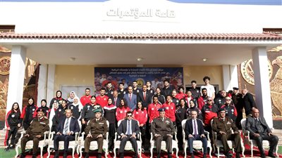 وزير الشباب والرياضة يلتقى أبطال أندية المؤسسات العسكرية الرياضية الدوليين