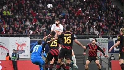 دوري أبطال أوروبا، مانشستر سيتي يتأخر بثنائية أمام لايبزيج في الشوط الأول 