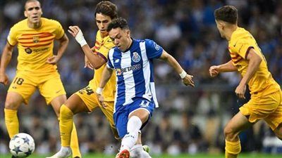 دوري أبطال أوروبا، تعادل 1/1 بين برشلونة وبورتو في الشوط الأول 