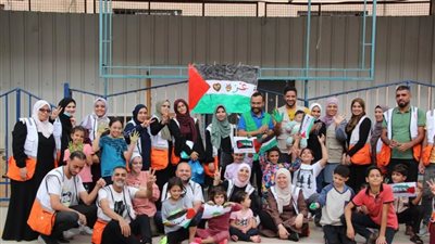 الهلال الأحمر الفلسطيني ينفذ أنشطة دعم نفسي لأطفال غزة (صور)