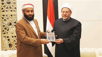مفتي الجمهورية يستقبل وزير الأوقاف اليمني لبحث تعزيز التعاون الإفتائي (صور)