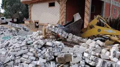 إزالة 25 حالة تعد على الأراضي الزراعية في البحيرة 