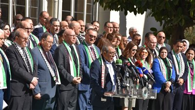 الجامعة العربية تنظم وقفة لإحياء اليوم العالمي للتضامن مع الشعب الفلسطيني (صور)