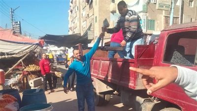 رفع 892 حالة إشغال طريق مخالف بنطاق 5 مراكز بالبحيرة