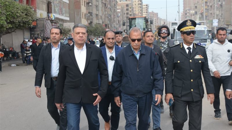 محافظ القليوبية خلال