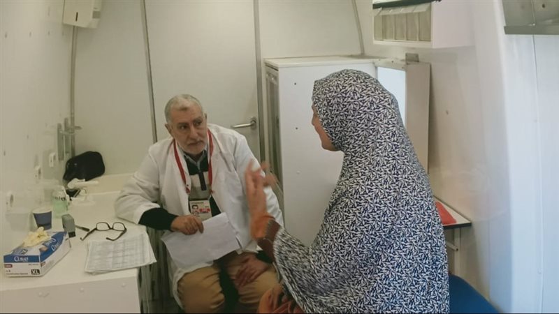 جانب من أعمال القافلة،