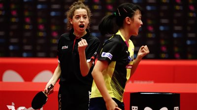 تنس الطاولة، هنا جودة تتأهل لربع نهائي منافسات الزوجي في بطولة العالم